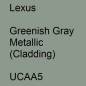 Preview: Lexus, Greenish Gray Metallic (Cladding), UCAA5.